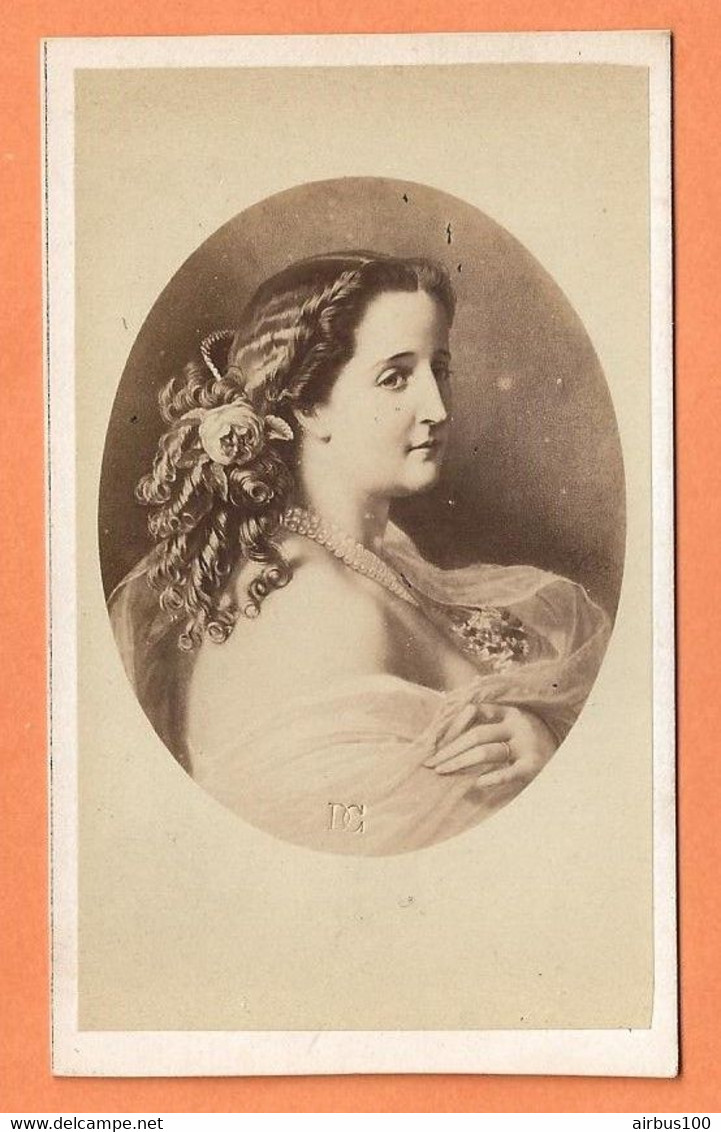 PHOTO CDV DUSACQ & Cie PARIS - ÉLISABETH D'AUTRICHE - Personnes Identifiées