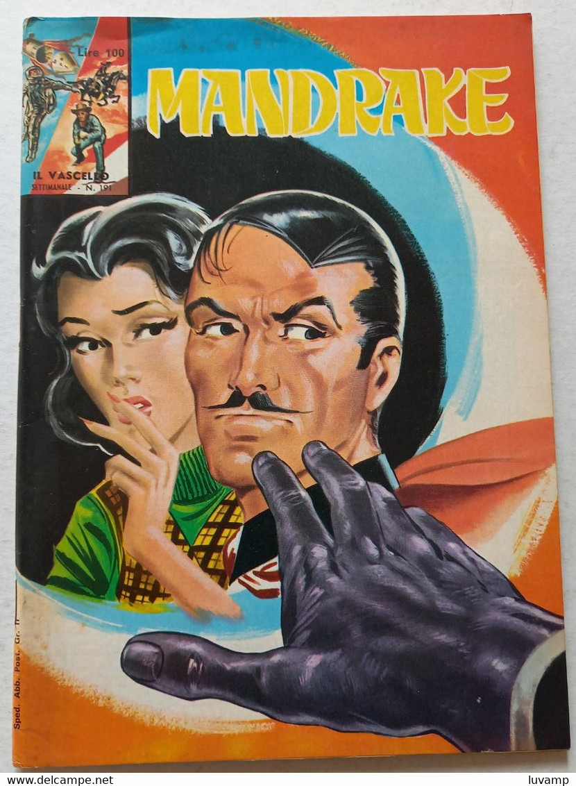 MANDRAKE  IL VASCELLO NUOVA SERIE -FRATELLI SPADA N.191 DEL 1970 (CART 58) - Prime Edizioni