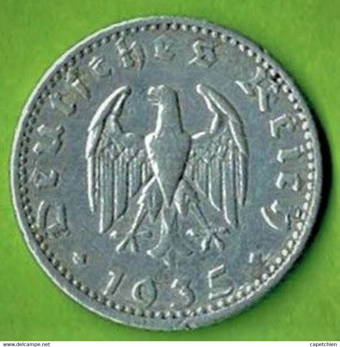 ALLEMAGNE / 50 REICHSPFENNIG / 1935 A / ALU - 50 Reichspfennig