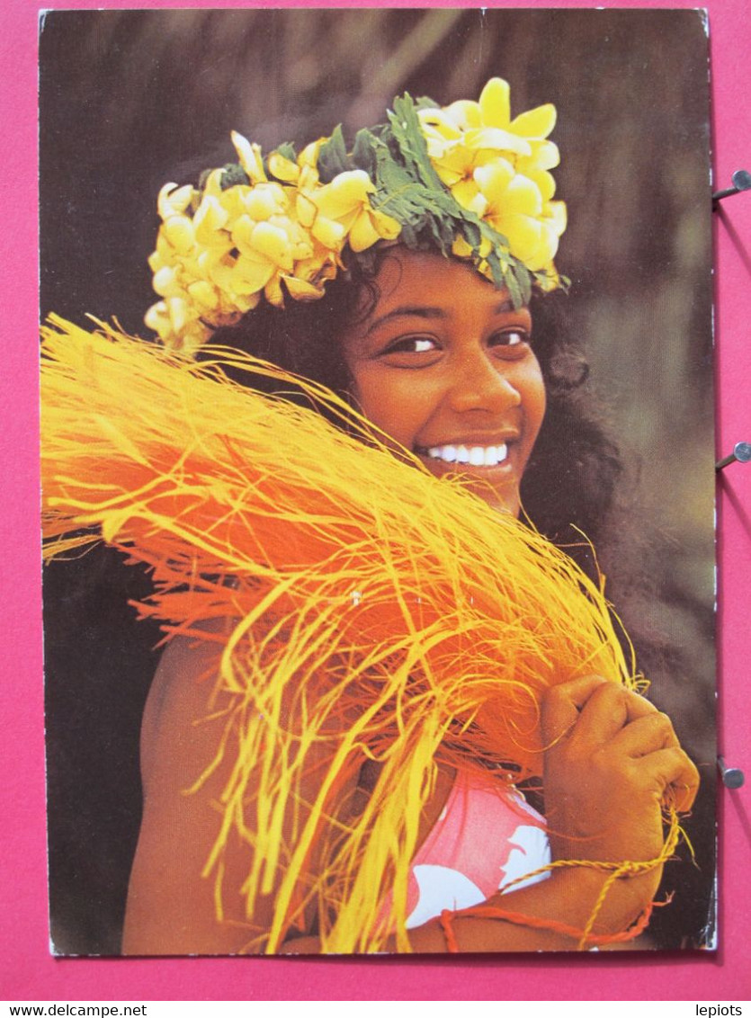 Polynésie Française - Tahiti - Une Fille Des îles - R/verso - Polynésie Française