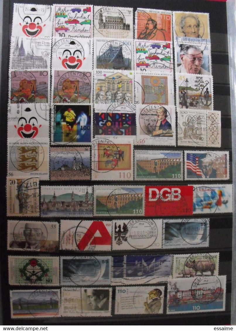Allemagne. collection de 2050 timbres oblitérés (quelques neufs)