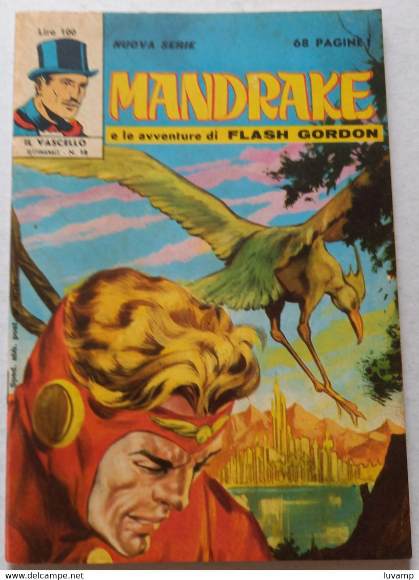 MANDRAKE  IL VASCELLO  TERZA SERIE -F.LLI SPADA N.18 DEL 1971 (CART 58) - Prime Edizioni