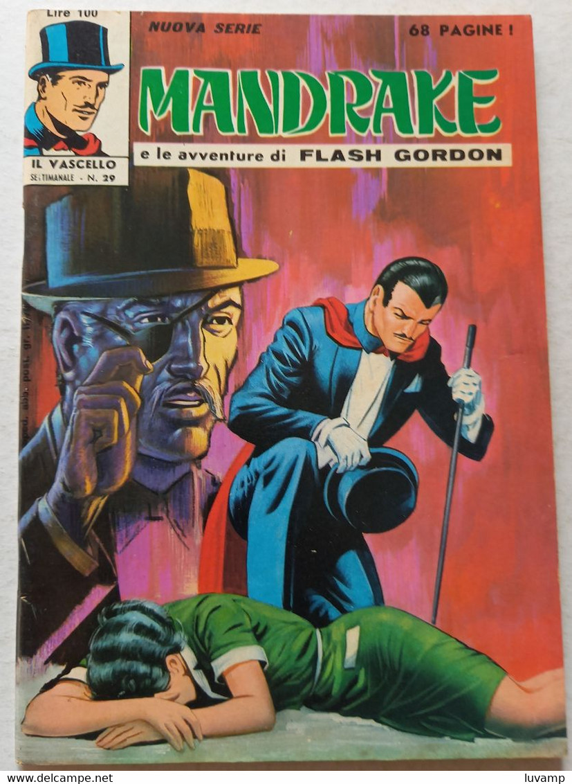 MANDRAKE  IL VASCELLO  TERZA SERIE -F.LLI SPADA N 29 DEL 1972 (CART 58) - Prime Edizioni