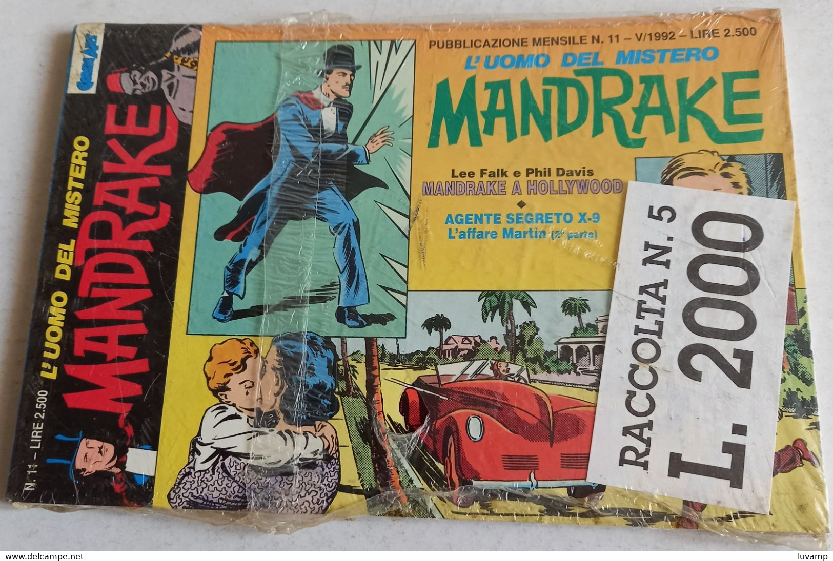 MANDRAKE   RACCOLTA   N. 5  EDIZIONI COMIC ART (CART 58) - Erstauflagen