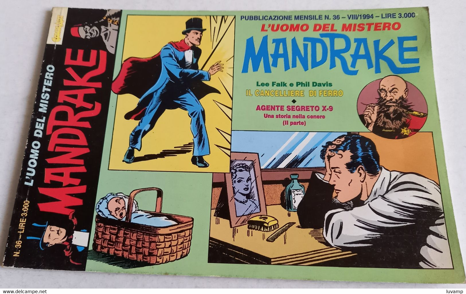 MANDRAKE  N. 36  EDIZIONI COMIC ART (CART 58) - Erstauflagen