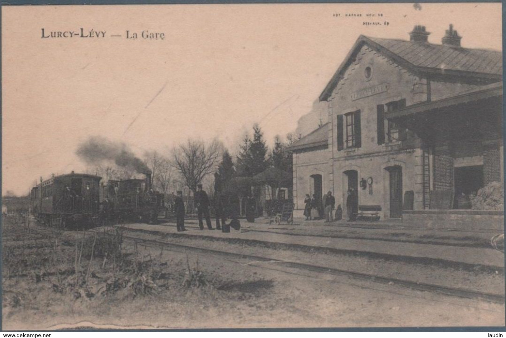 Lurcy Lévy , Train En Gare , Animée - Otros & Sin Clasificación