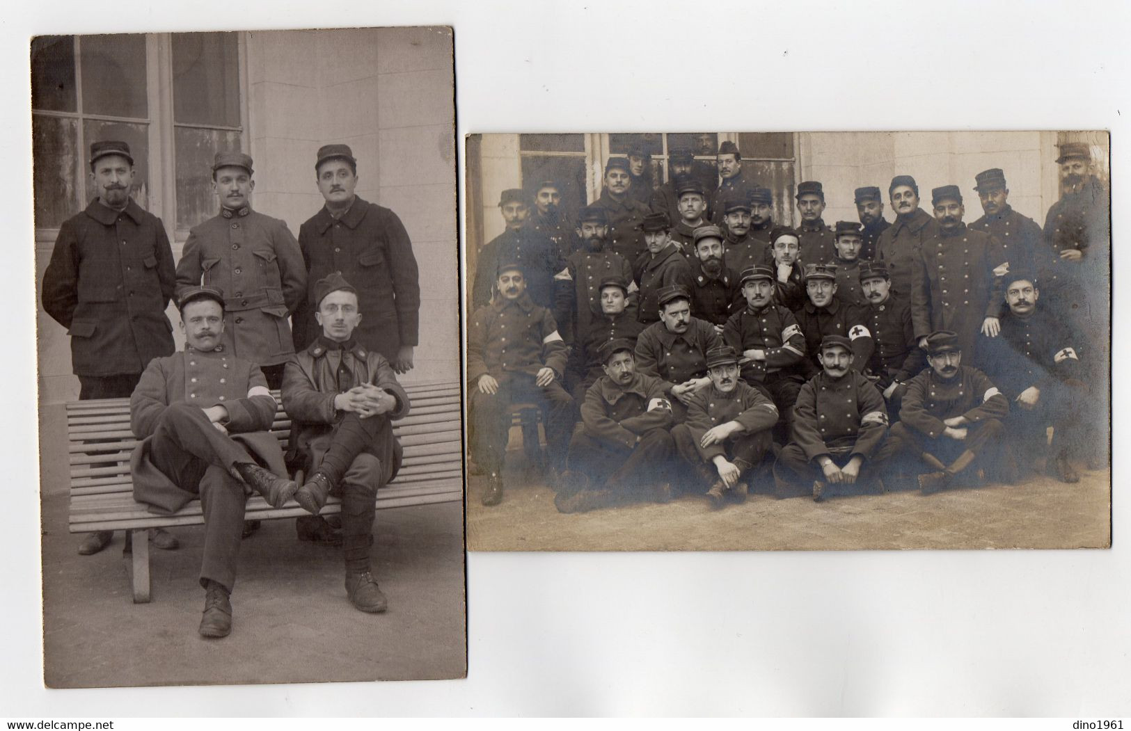 CPA 3085 - MILITARIA - Carte Photo Militaire - Croix - Rouge - Brancardiers N° 22 Sur Le Képi De L'Officier - Personnages