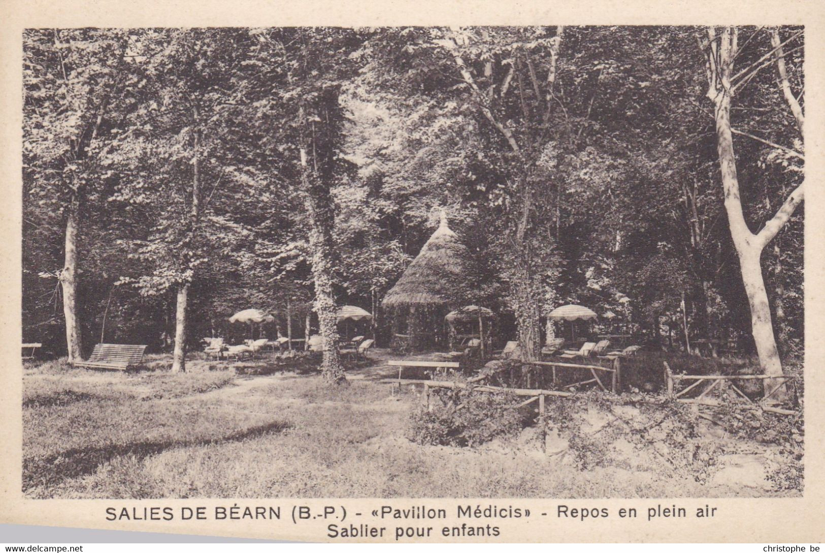 Salies De Béarn, Pavillon Medicis, Repos En Plein Air, Sablier Pour Enfants (pk79013) - Bearn