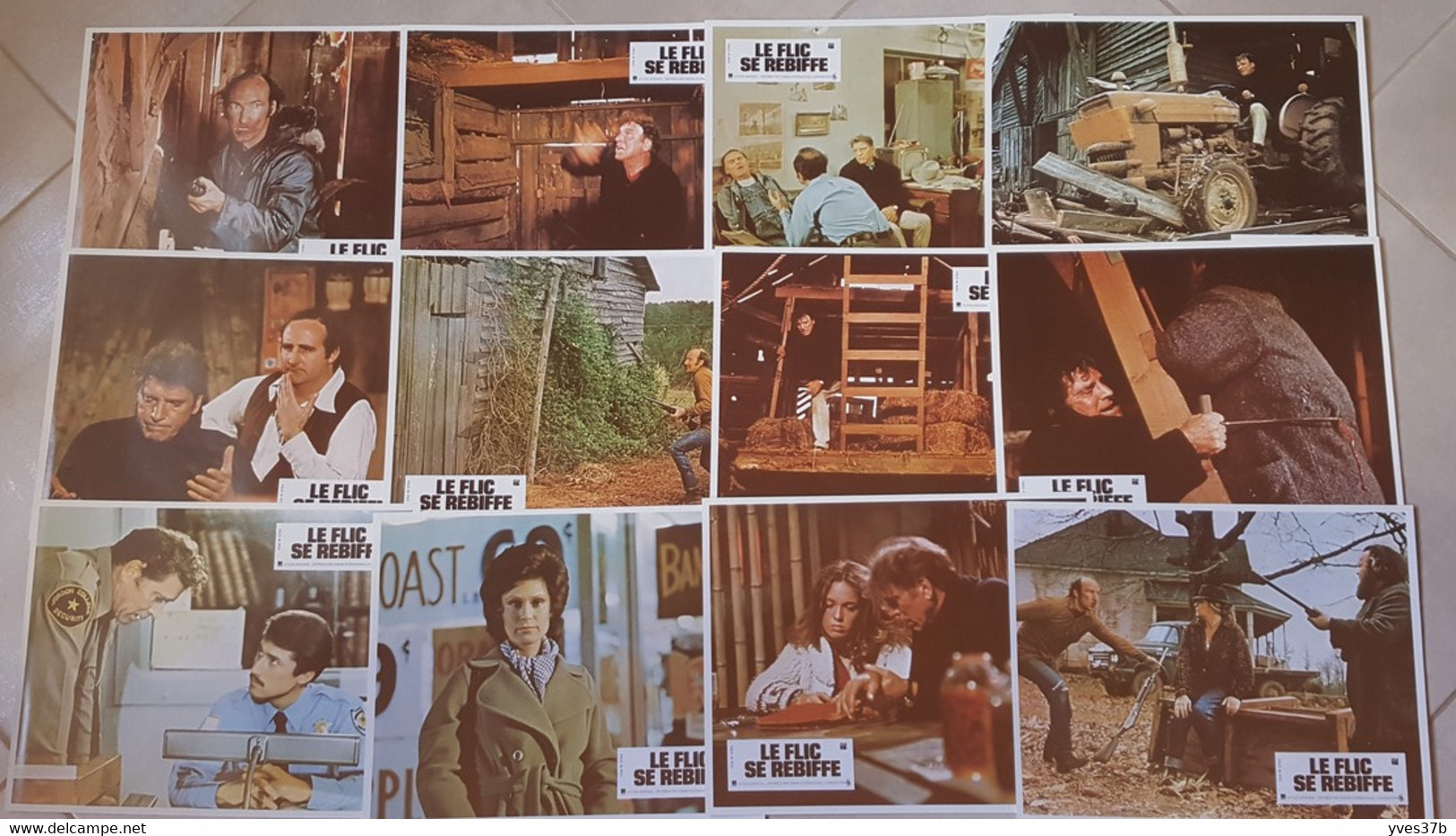 "Le Flic Se Rebiffe" Burt LANCASTER, C. BACH...(1974) Pochette Complète 12 Photos 23x30 NEUVES - Foto