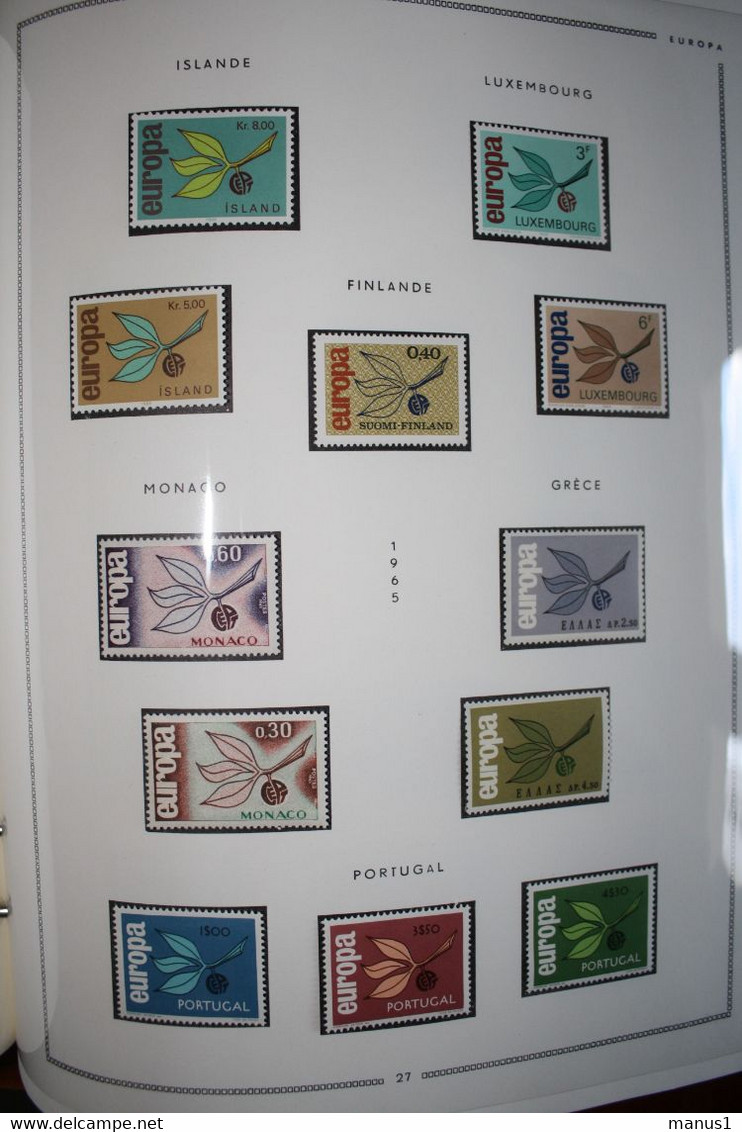 Collection Europa 1958-1968 incomplète