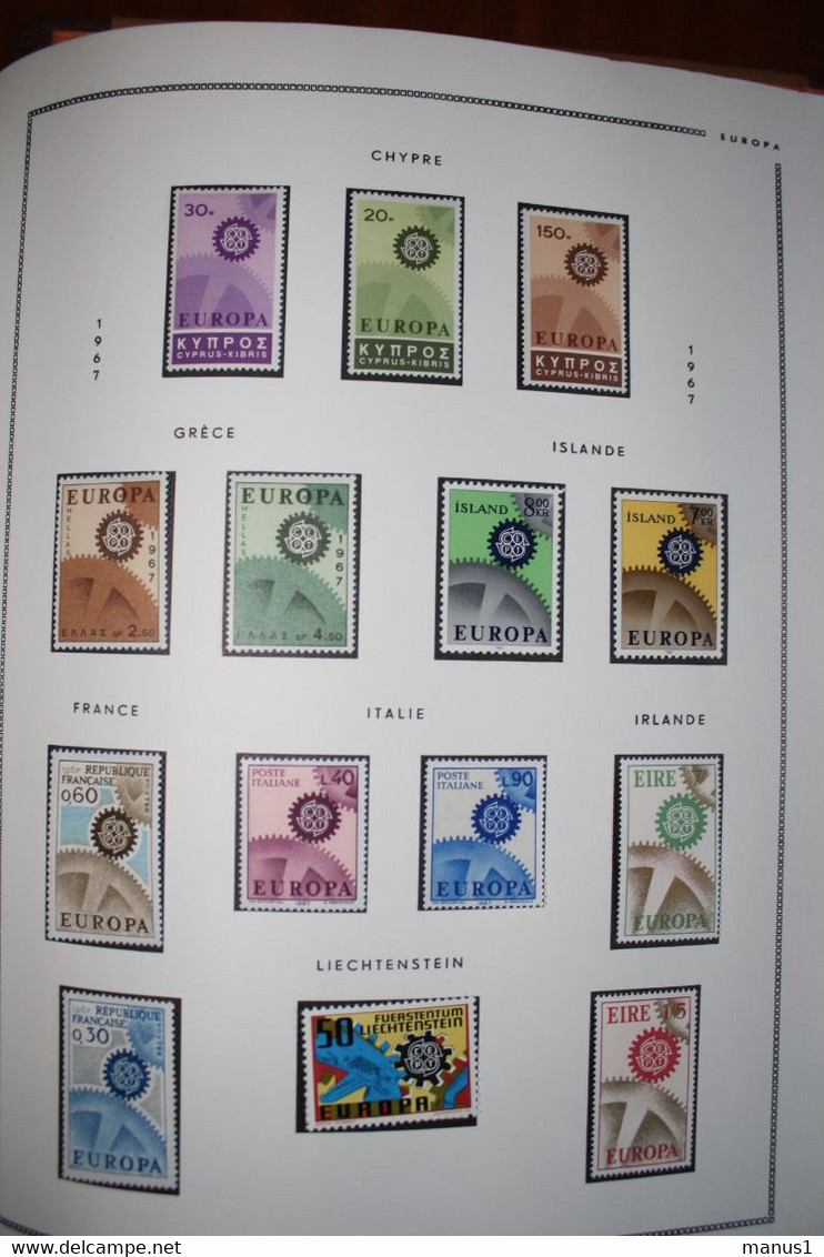 Collection Europa 1958-1968 incomplète