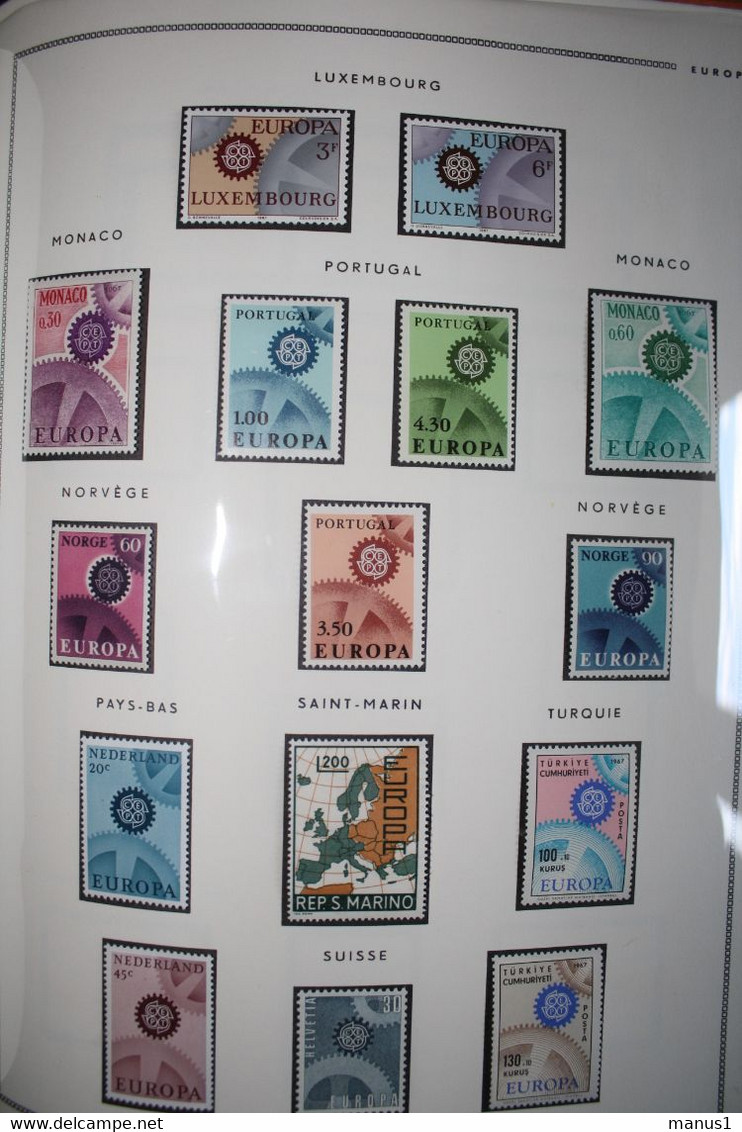 Collection Europa 1958-1968 incomplète