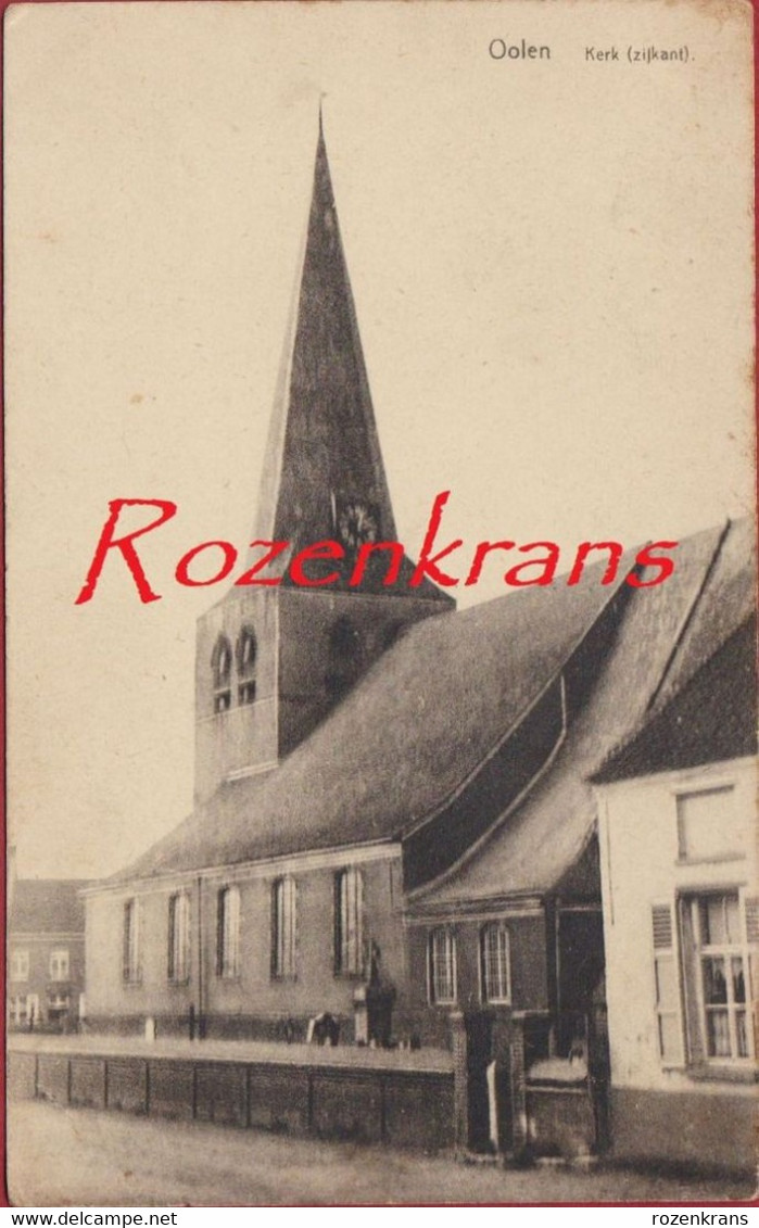 Olen Oolen Kerk Zijkant ZELDZAAM Antwerpse Kempen (In Goede Staat) - Olen