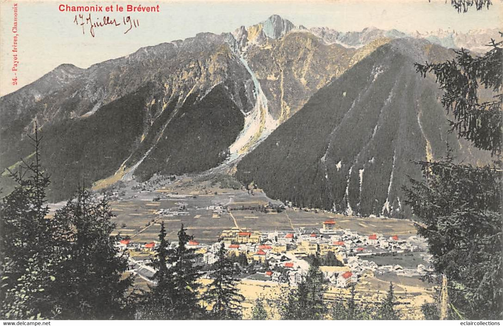 Chamonix         74     ..et Le Brévent     Couleur - 3 -         (voir Scan) - Chamonix-Mont-Blanc