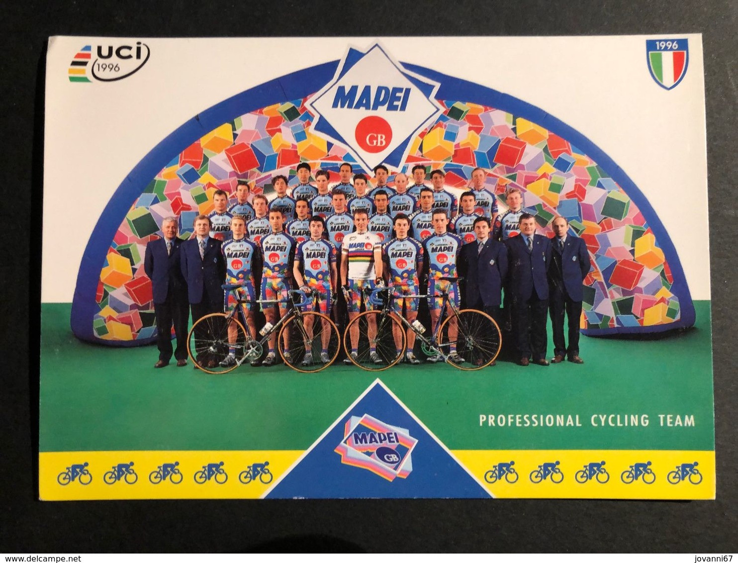 MAPEI - Team Card - 1997 - Carte / Card - Cyclists - Cyclisme - Ciclismo -wielrennen - Wielrennen