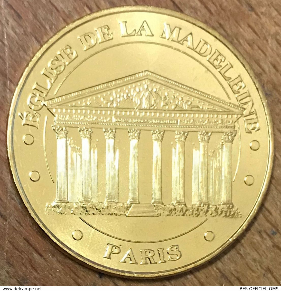 75008 PARIS ÉGLISE DE LA MADELEINE MDP 2018 MÉDAILLE SOUVENIR MONNAIE DE PARIS JETON TOURISTIQUE MEDALS TOKENS COINS - 2018
