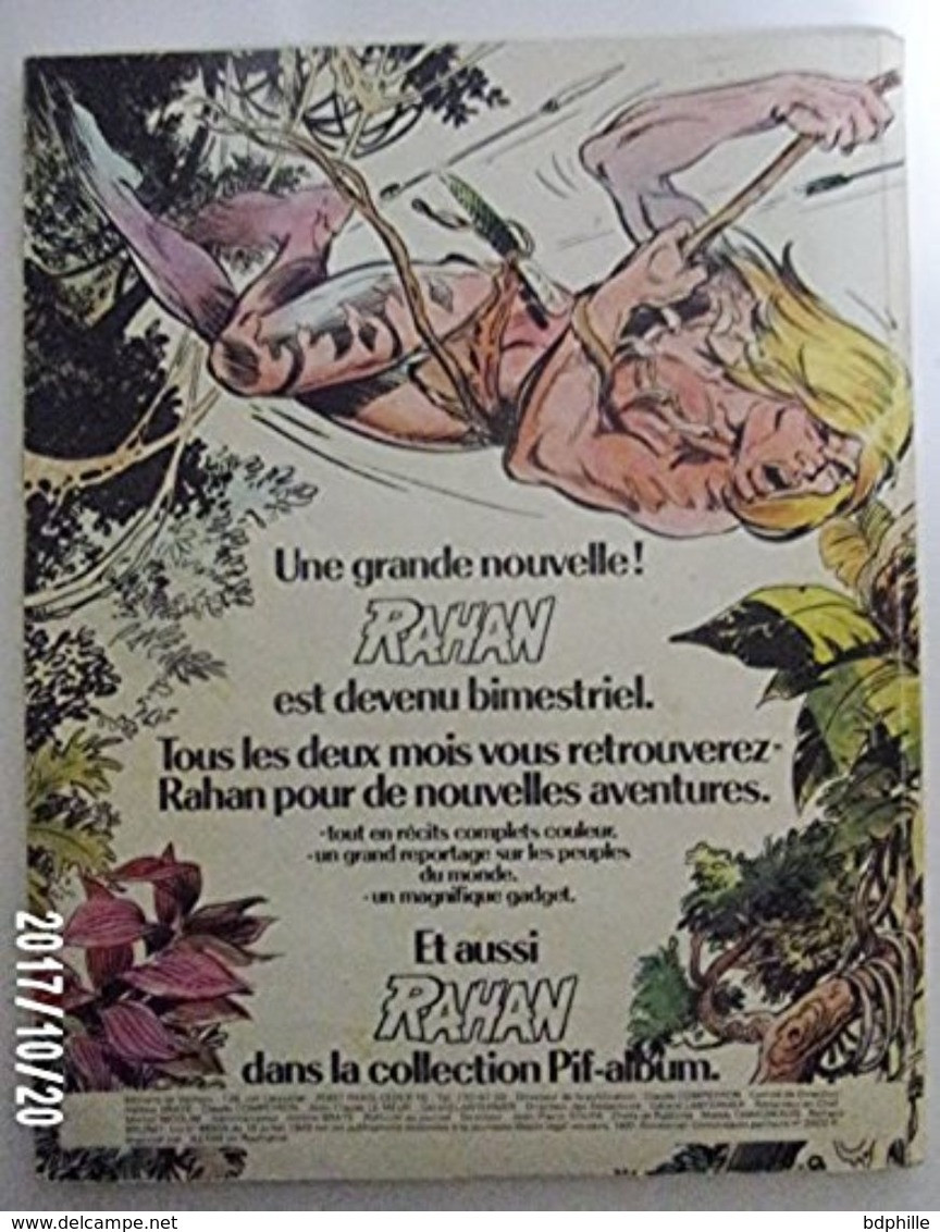 RAHAN 26 Le Secret De L'enfance De Rahan EO 1977 - Rahan