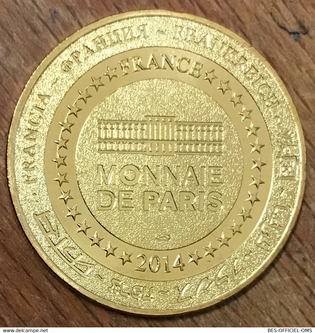 75008 PARIS ÉGLISE DE LA MADELEINE MDP 2014 MEDAILLE SOUVENIR MONNAIE DE PARIS JETON TOURISTIQUE MEDALS COINS TOKENS - 2014