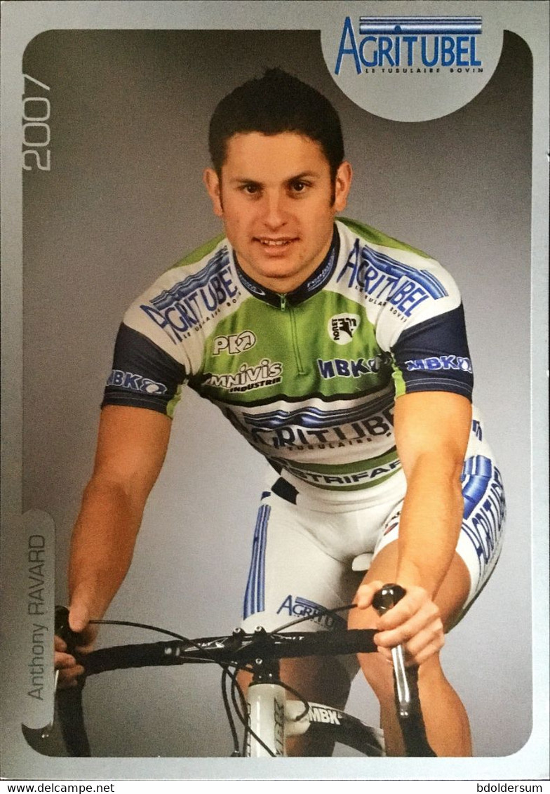 Postcard - Anthony Ravard - Agritubel - 2007 - Cycling