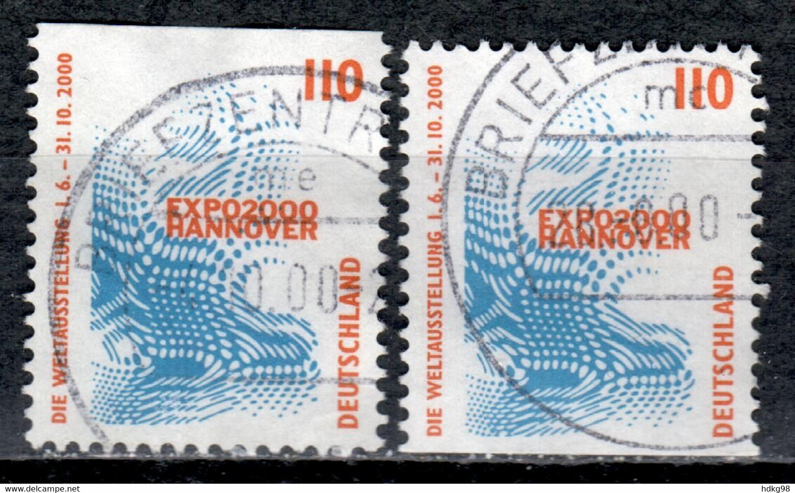 D+ Deutschland 1998 Mi 2009C 2009D EXPO Hannover - Used Stamps