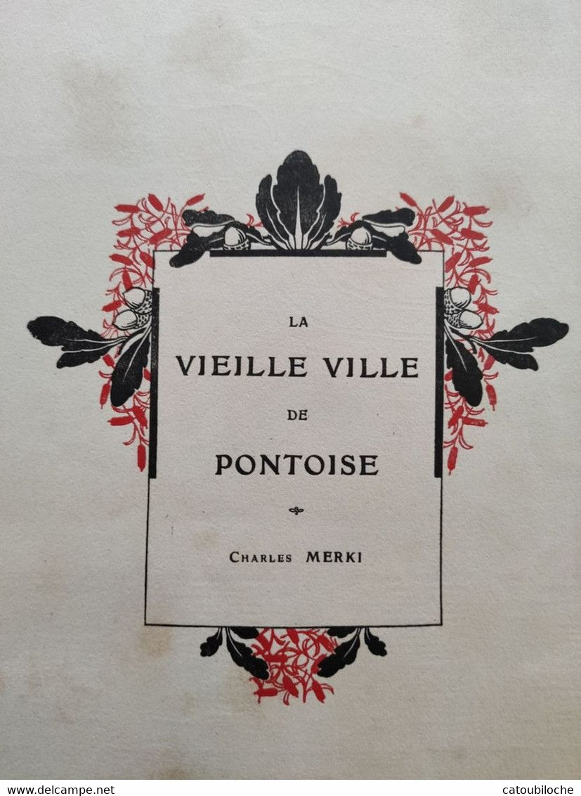 1911 PONTOISE - LA VIEILLE VILLE DE PONTOISE - ROCHES DE L'HERMITAGE - ÉGLISE SAINT MACLOU - NOTRE DAME - Ref LTDF 02 - 1900 - 1949