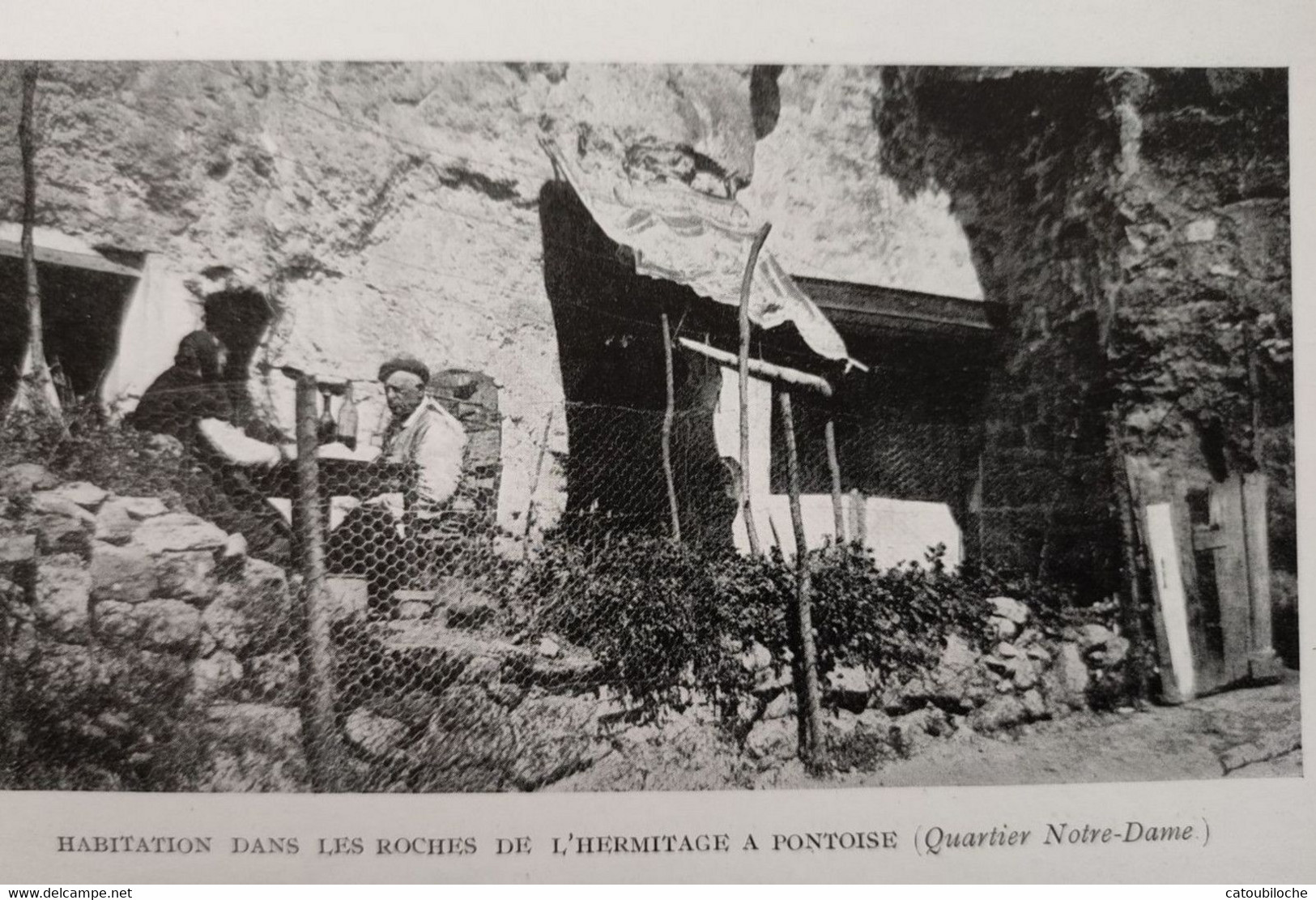 1911 PONTOISE - LA VIEILLE VILLE DE PONTOISE - ROCHES DE L'HERMITAGE - ÉGLISE SAINT MACLOU - NOTRE DAME - Ref LTDF 02