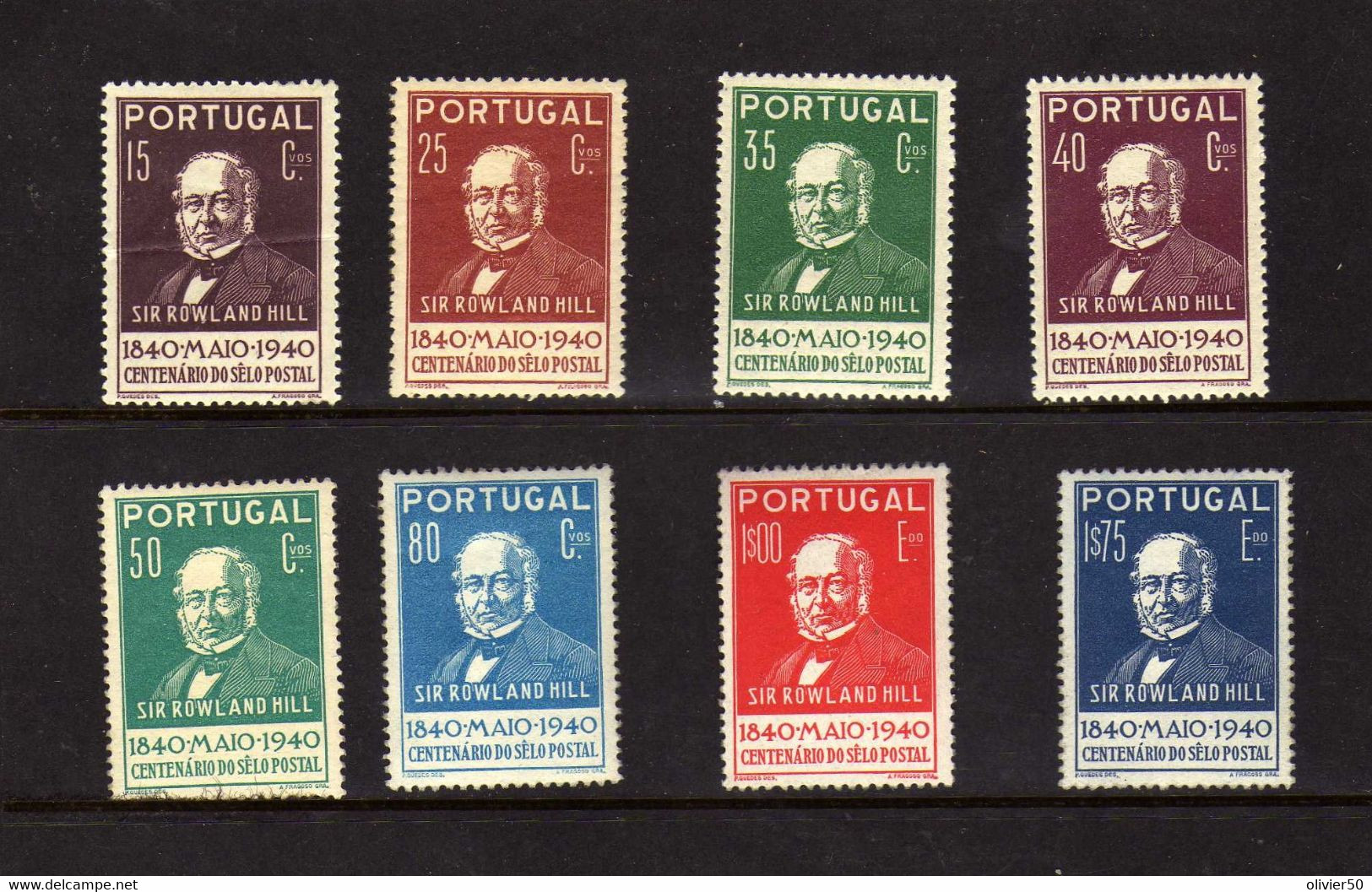Portugal (1940)  - Centenaire Du Timbre - Sir Rowland Hill -    Neufs**   - MNH - Other & Unclassified