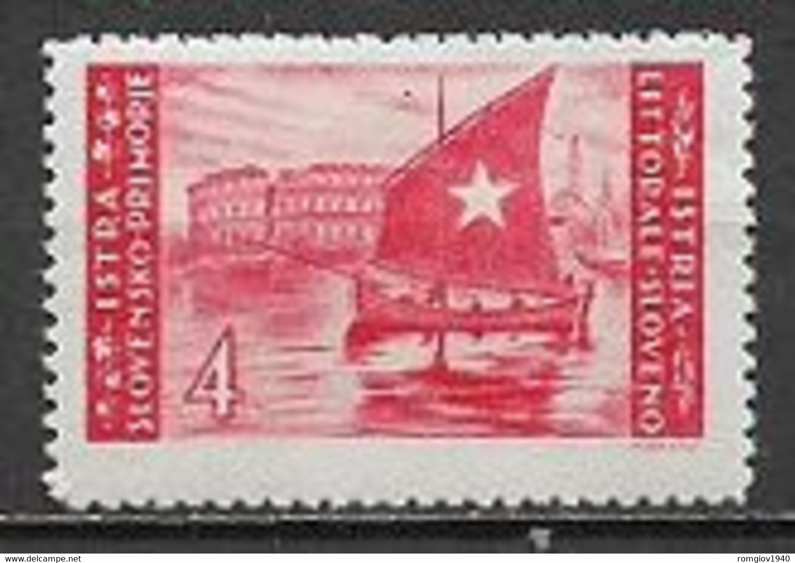 OCCUPAZIONE JUGOSLAVIA 1946 ISTRIA E LITORALE SLOVENO SASS. 56 MNH XF - Occ. Yougoslave: Littoral Slovène