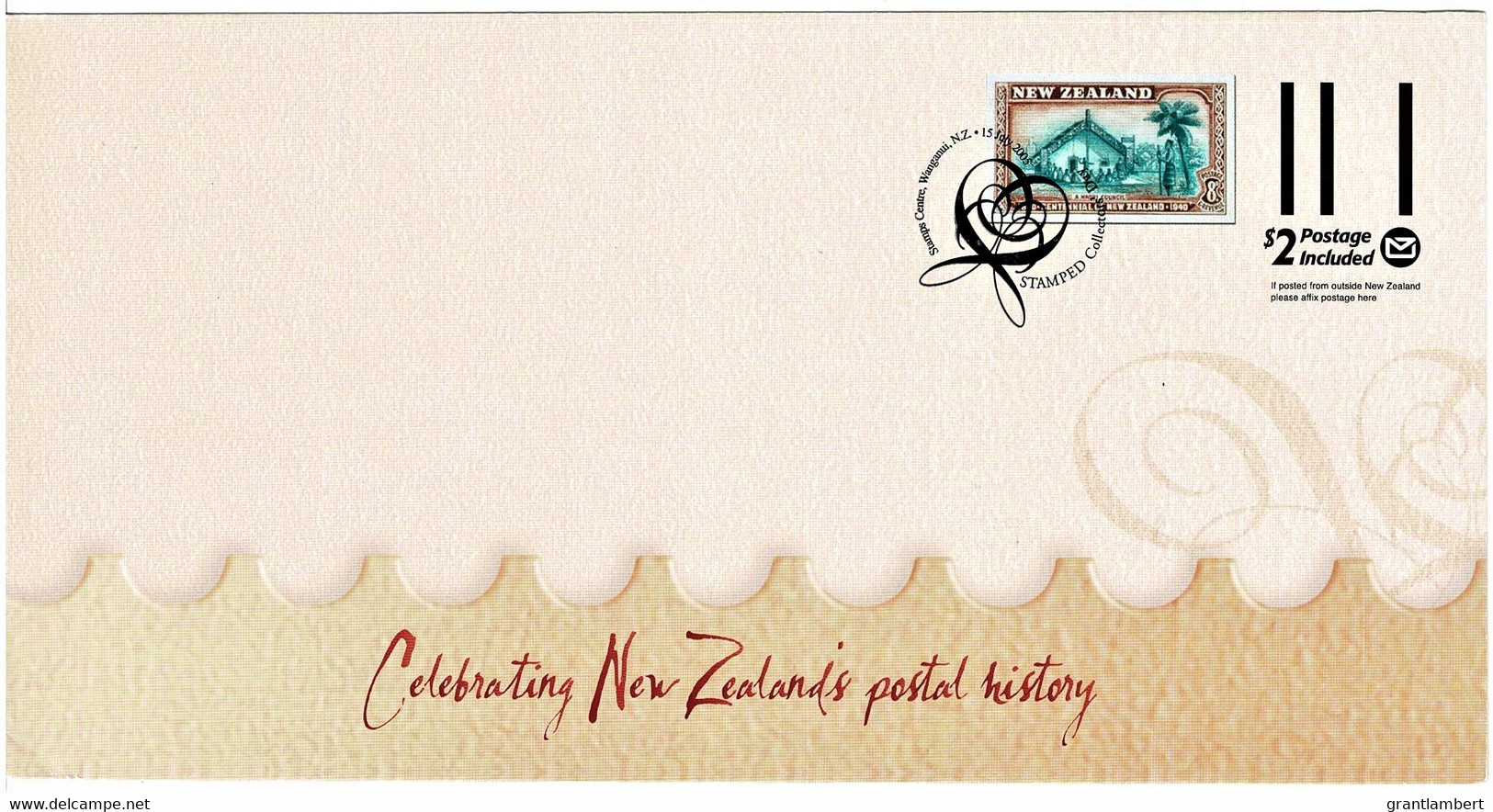 New Zealand 2005 Celebrating Postal History Bicentennial First Day Prestamped Envelope (PSE) - See Notes - Storia Postale