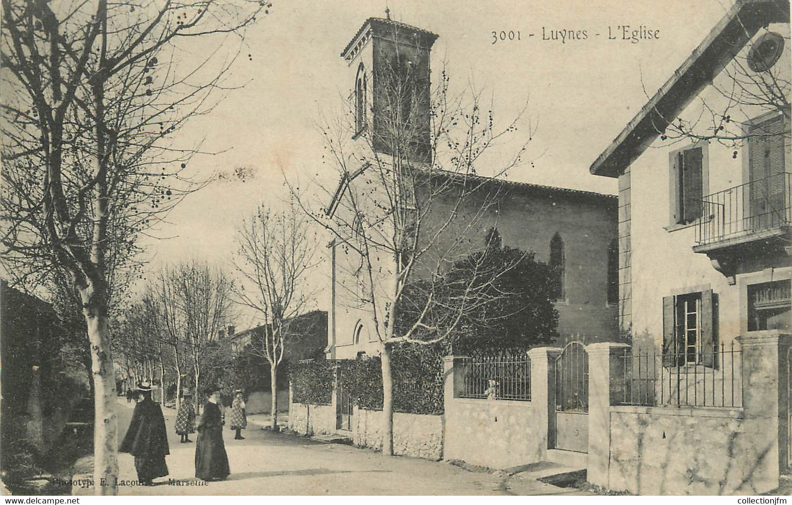 CPA FRANCE 13 "Luynes, L'église" - Luynes