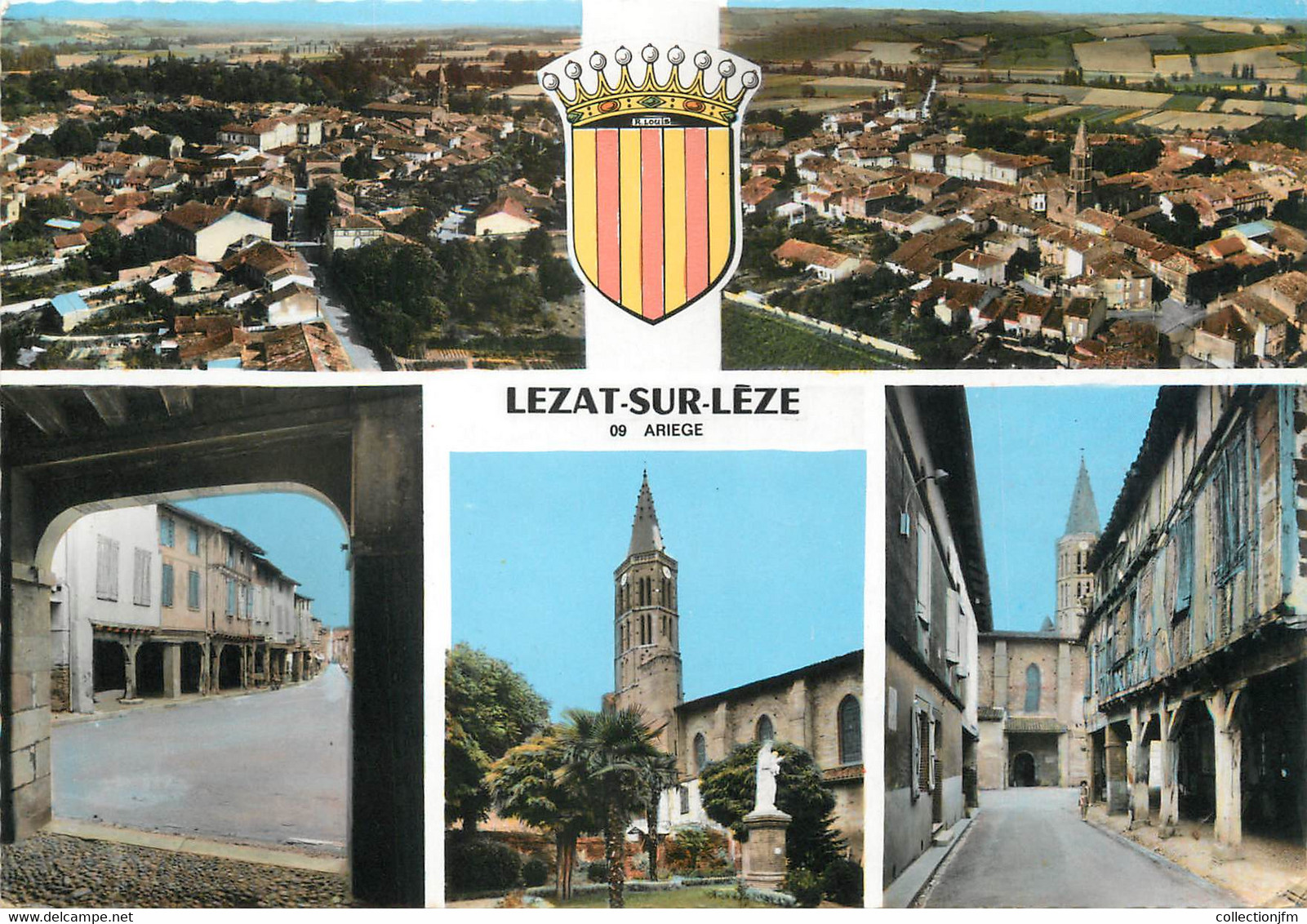 CPSM FRANCE 09 "Lezat Sur Leze" - Lezat Sur Leze