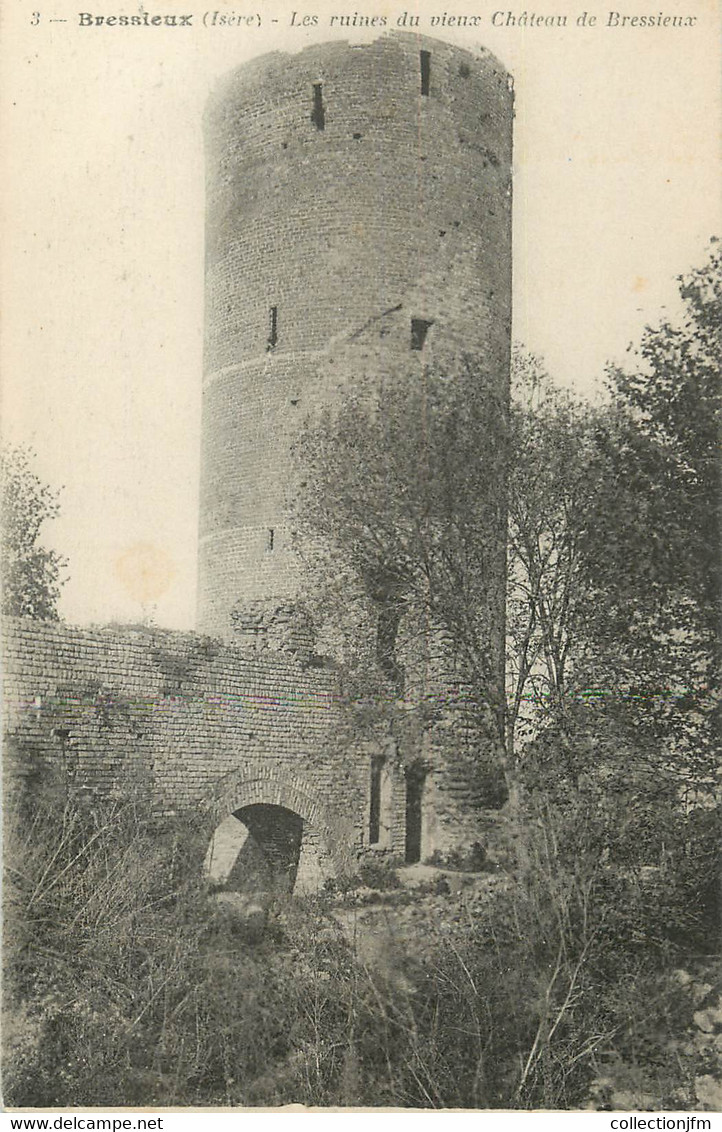 / CPA FRANCE 38 "Bressieux, Les Ruines Du Vieux Château" - Bressieux