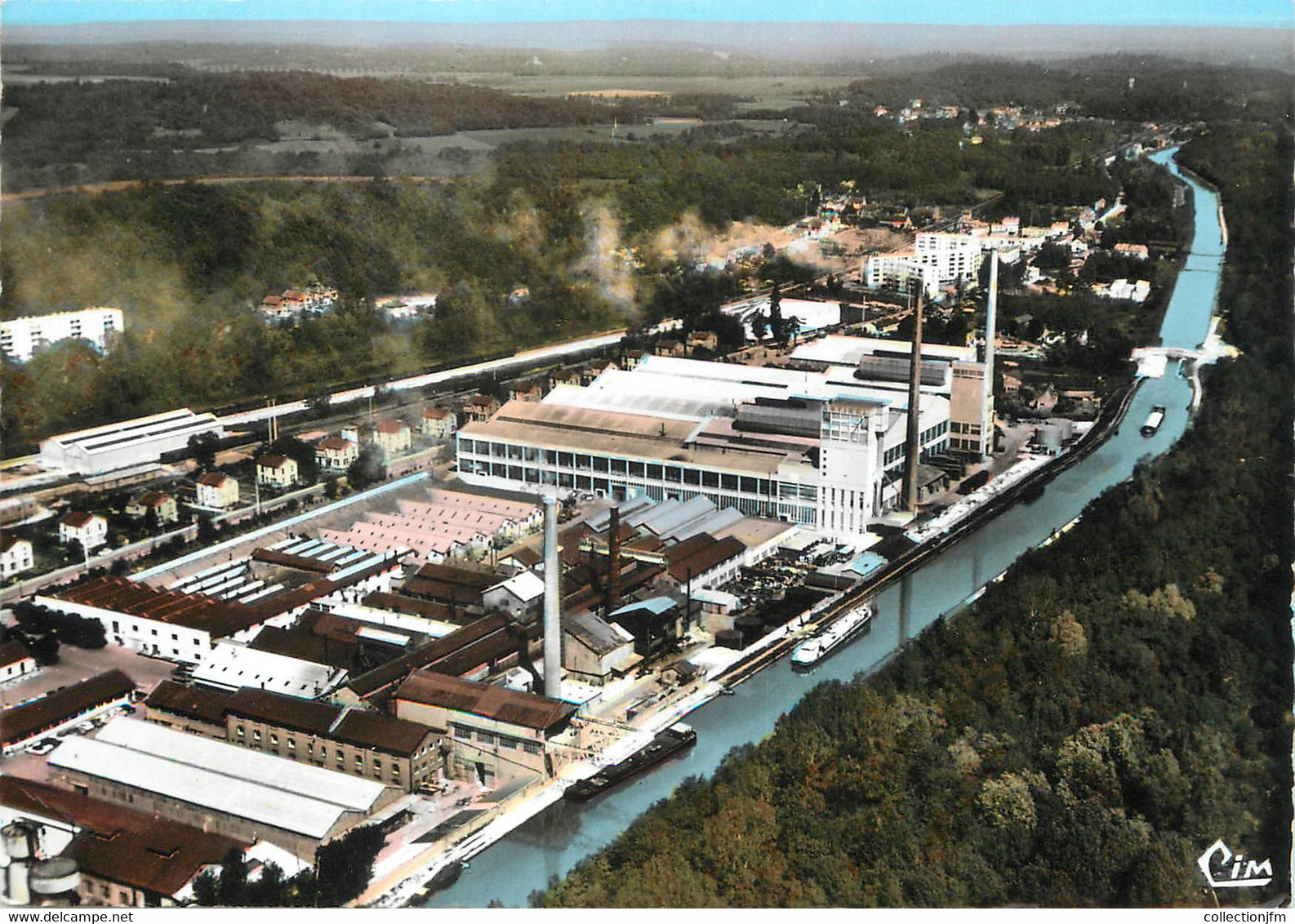 / CPSM FRANCE 77 "Bagneaux Sur Loing, Vue Générale Aérienne" - Bagneaux Sur Loing