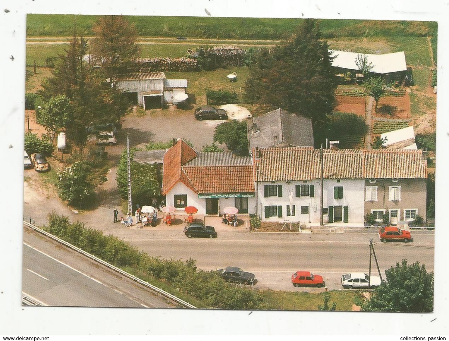 JC , G , Cp , 86 ,  COUHE ,  Hôtel-restaurant LA PROMENADE ,Valence , Vierge , Automobiles - Couhe