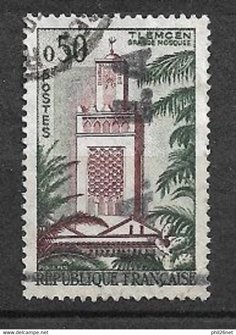 Algérie  N° 357  Surcharge EA Tlemcen Type 15.2   Oblitéré     B/T B  Voir Scans - Gebruikt