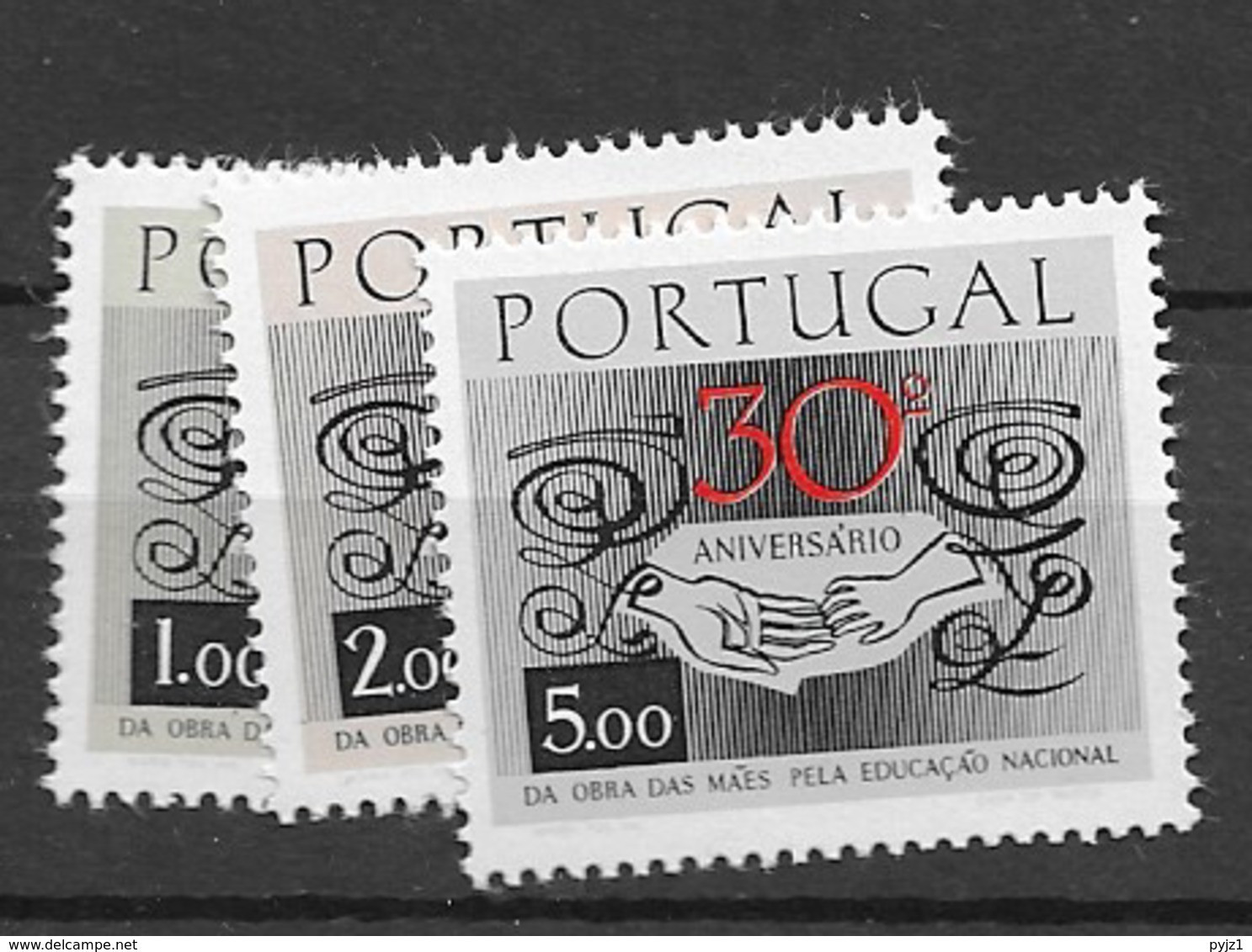1968 MNH Portugal, Michel 1054-7 Postfris** - Neufs