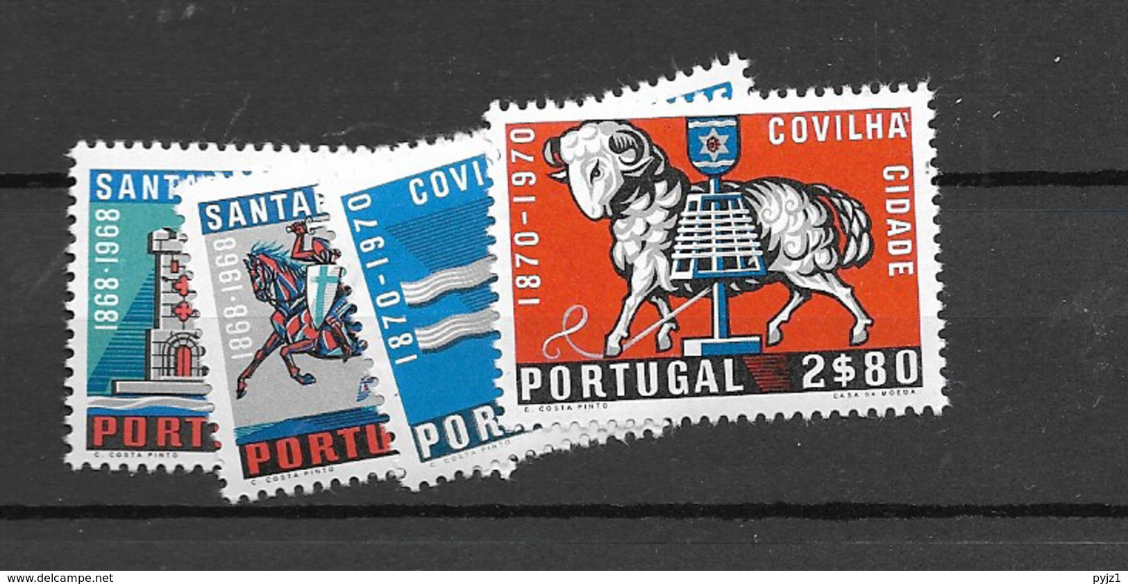 1970 MNH Portugal, Michel 1109-1112 - Nuovi