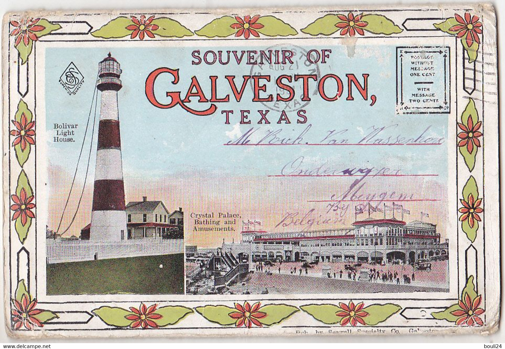 GALVESTON  TEXAS  LOT DE 10 CARTES POSTALES    RARE - Galveston