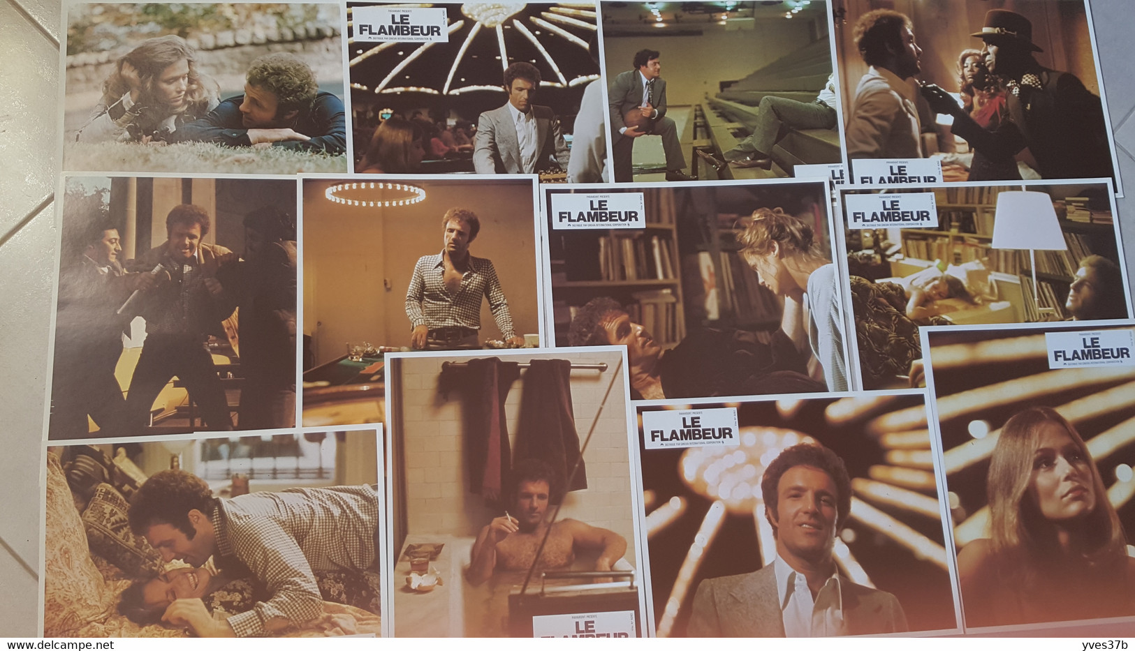 "Le Flambeur" Paul Sorvino, L. Hutton..(1974) Pochette Complète 12 Photos 23x30 NEUVES - Fotos