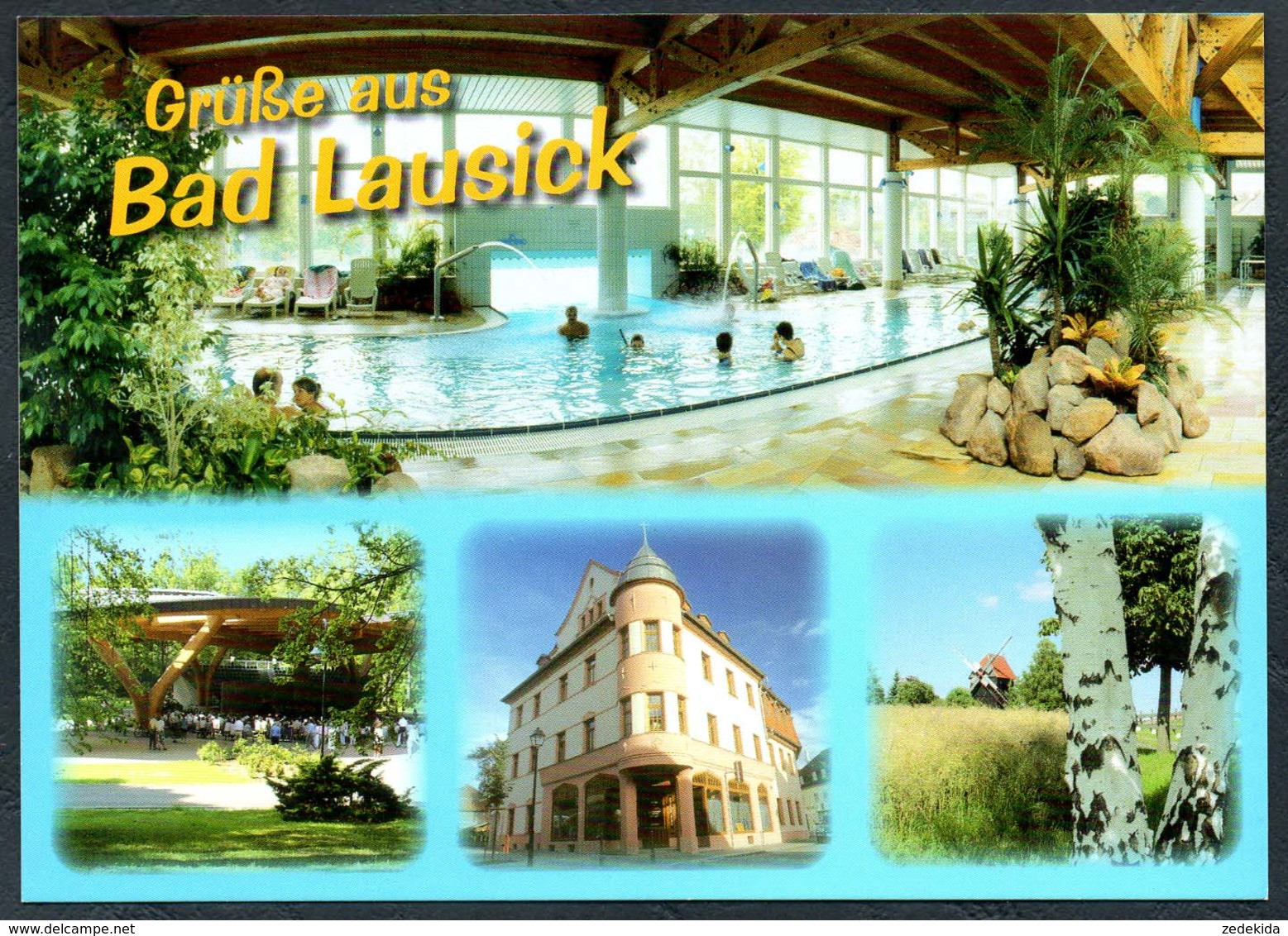 D5590 - TOP Bad Lausick Freizeitbad RIFF - Bild Und Heimat Reichenbach Qualitätskarte - Bad Lausick