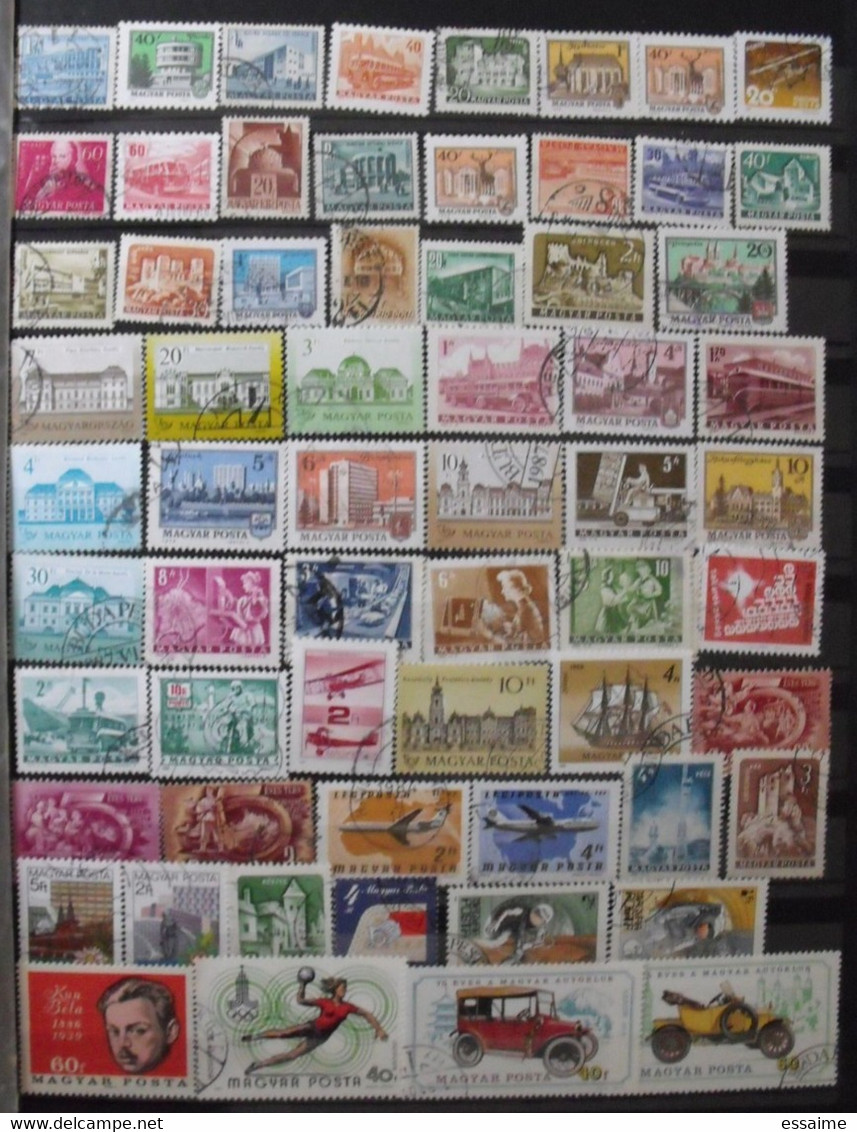 Hongrie Magyar. Collection De 460 Timbres Oblitérés (quelques Neufs) - Sammlungen