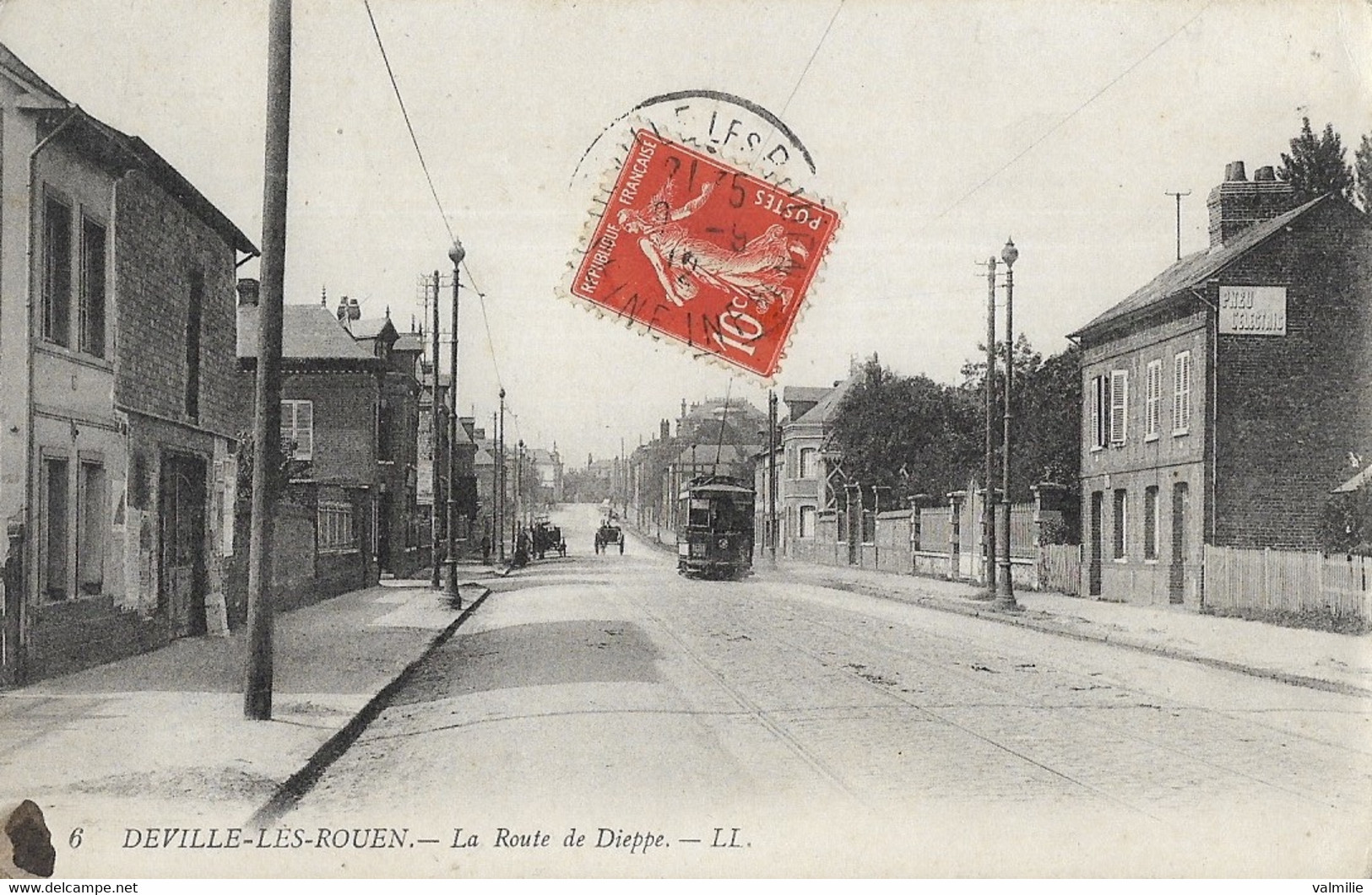 Déville-lès-Rouen - La Route De Dieppe - Autres & Non Classés