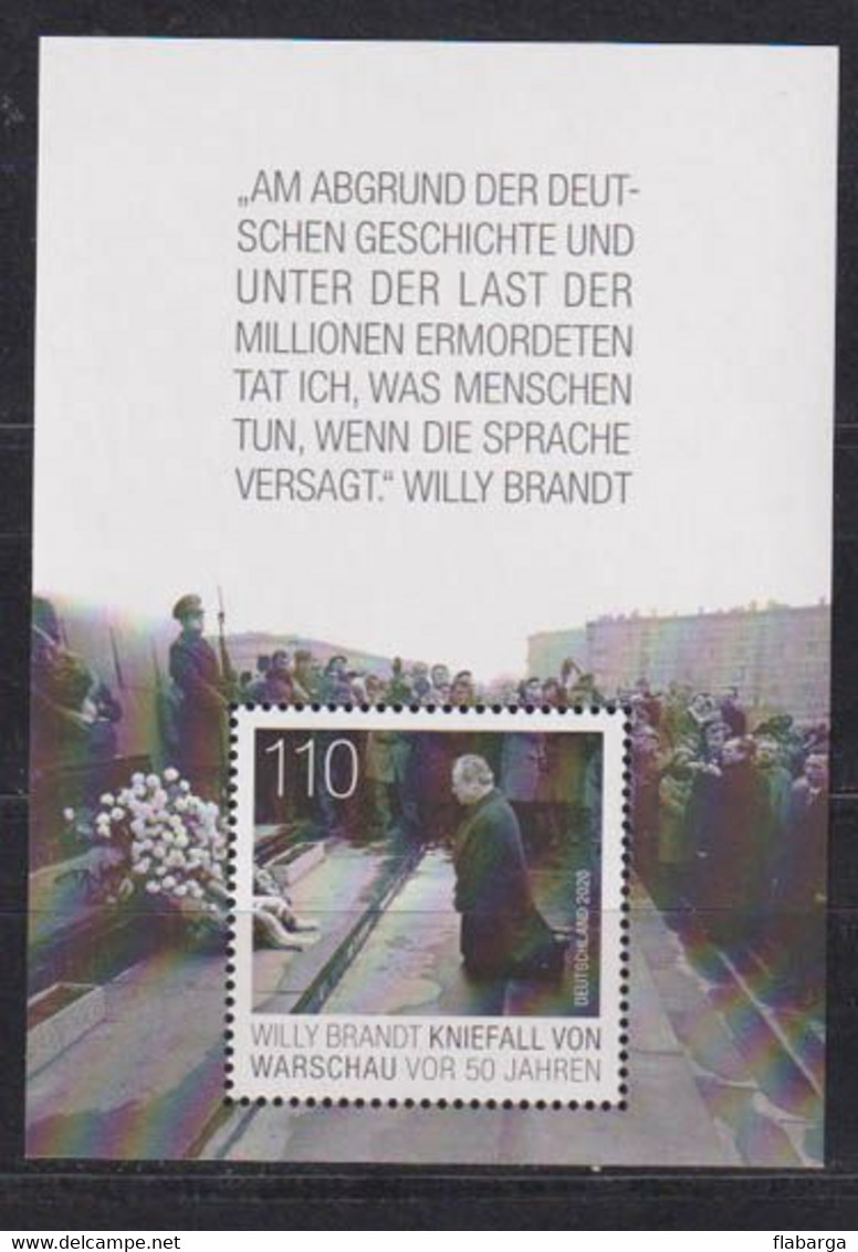 Año 2020 Willy Brandt MNH Nº 3357 - 2011-2020