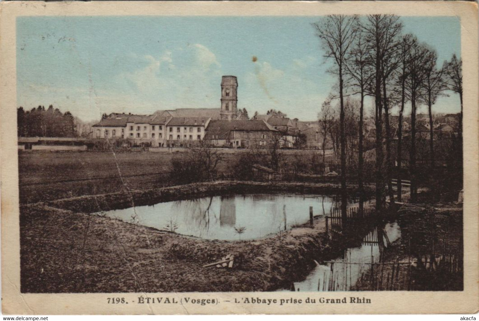 CPA ÉTIVAL L'Abbaye Prise Du Grand Rhin (151683) - Etival Clairefontaine