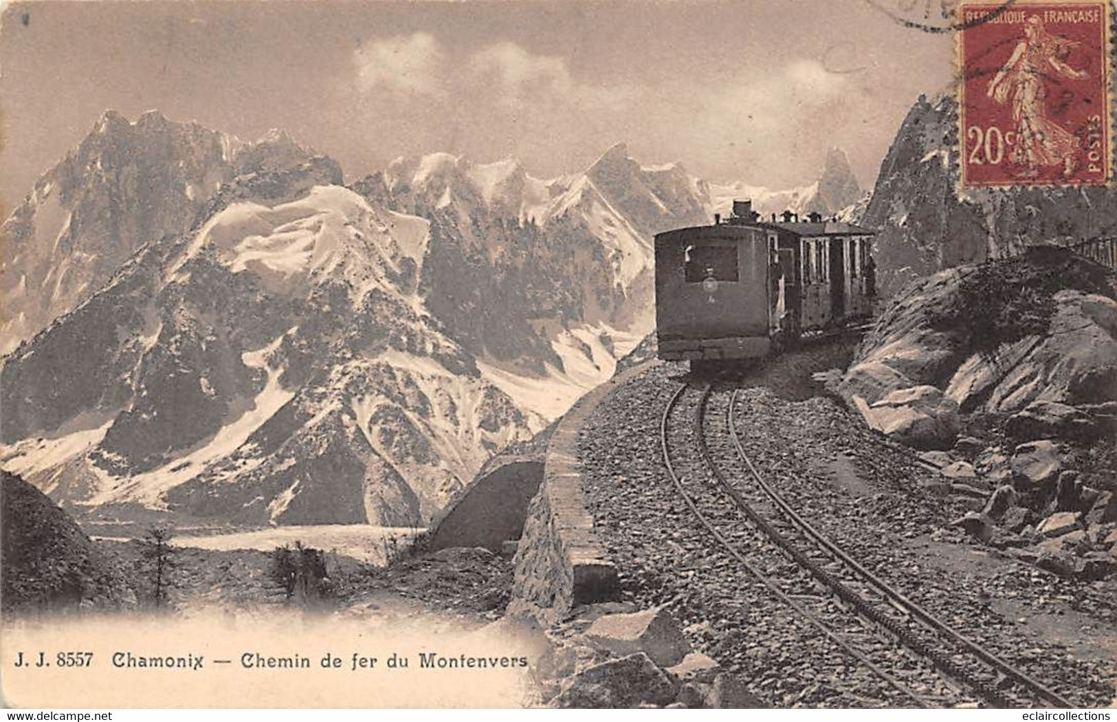 Chamonix         74     Chemin De Fer Du Montenvers      N° 8557  (voir Scan) - Chamonix-Mont-Blanc