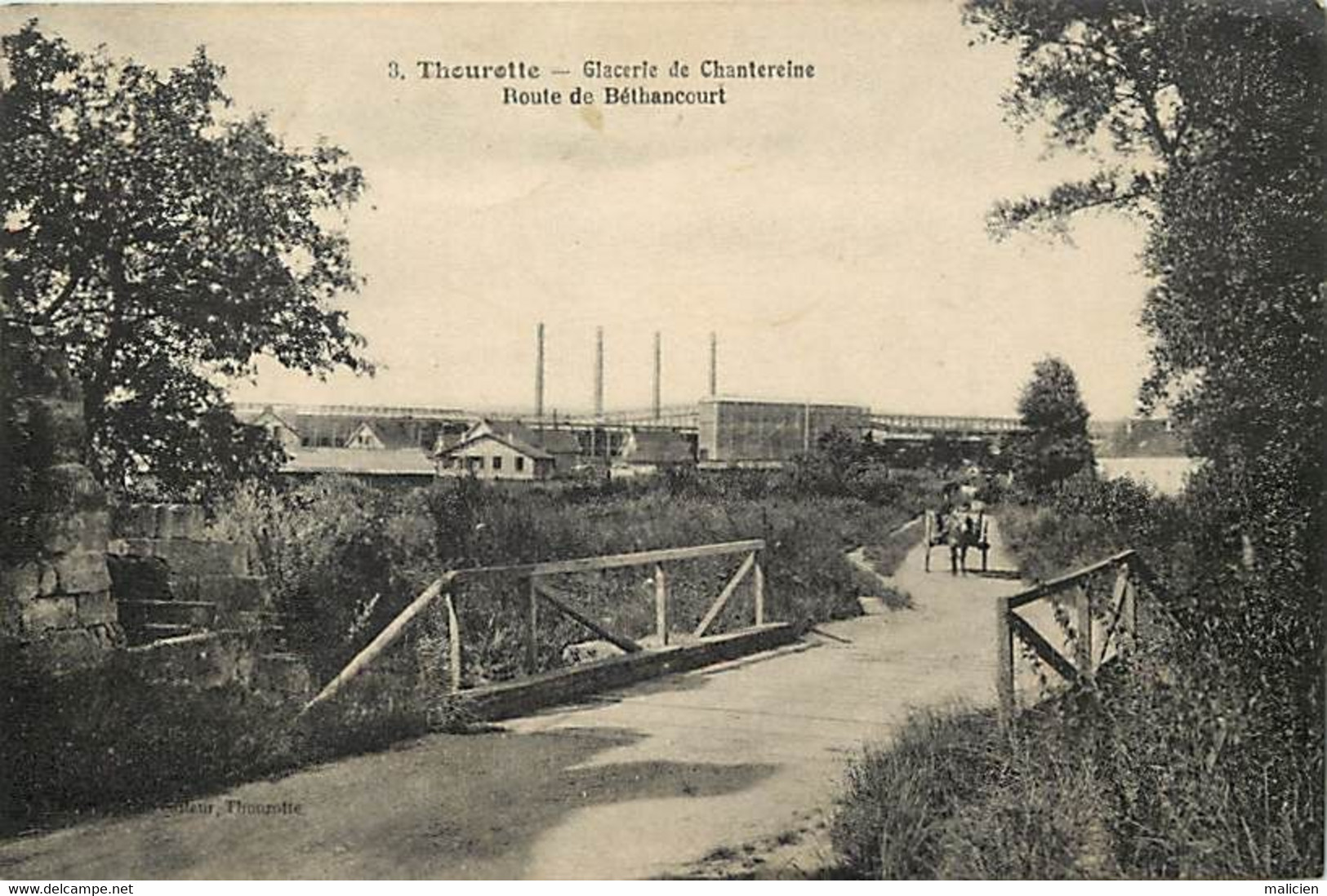 - Oise - Ref-A539- Thourotte - Glacerie De Chantereine - Route De Béthancourt - Glaceries - Usine - Usines - Industrie - - Thourotte