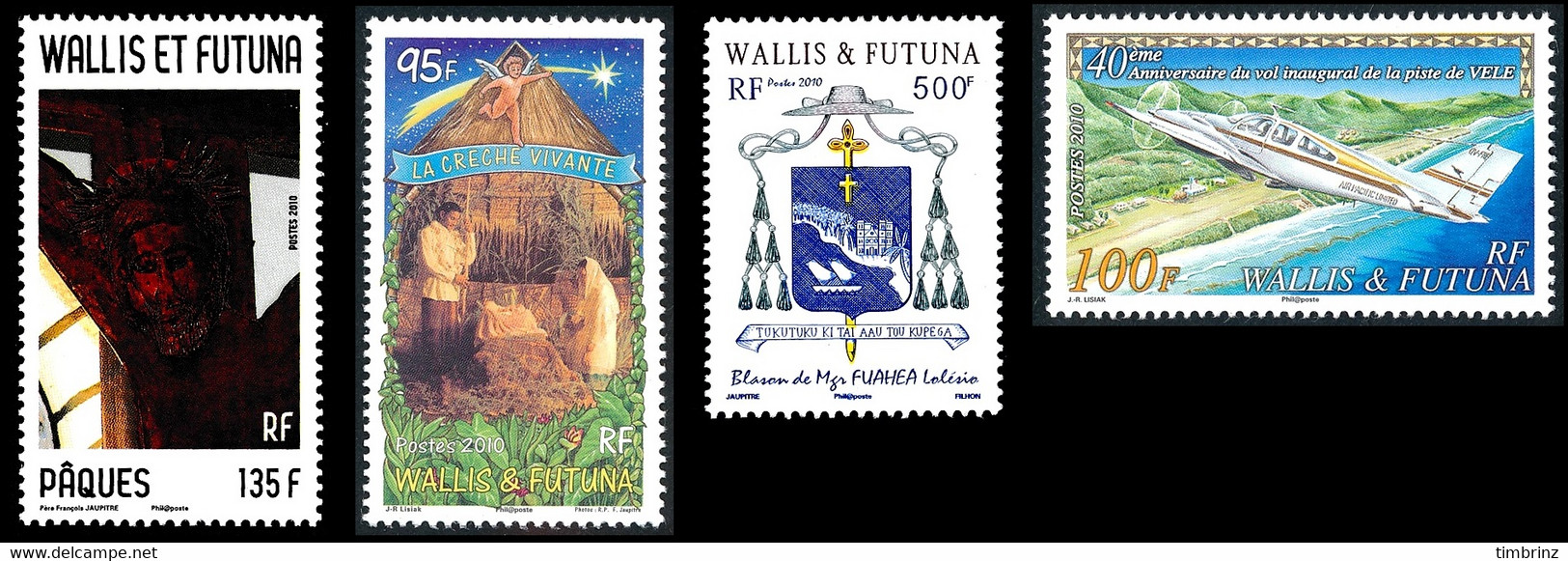 WALLIS ET FUTUNA Année complète 2010 - Yv. 728 à 744 ** MNH - 17 timbres  ..Réf.W&F23103