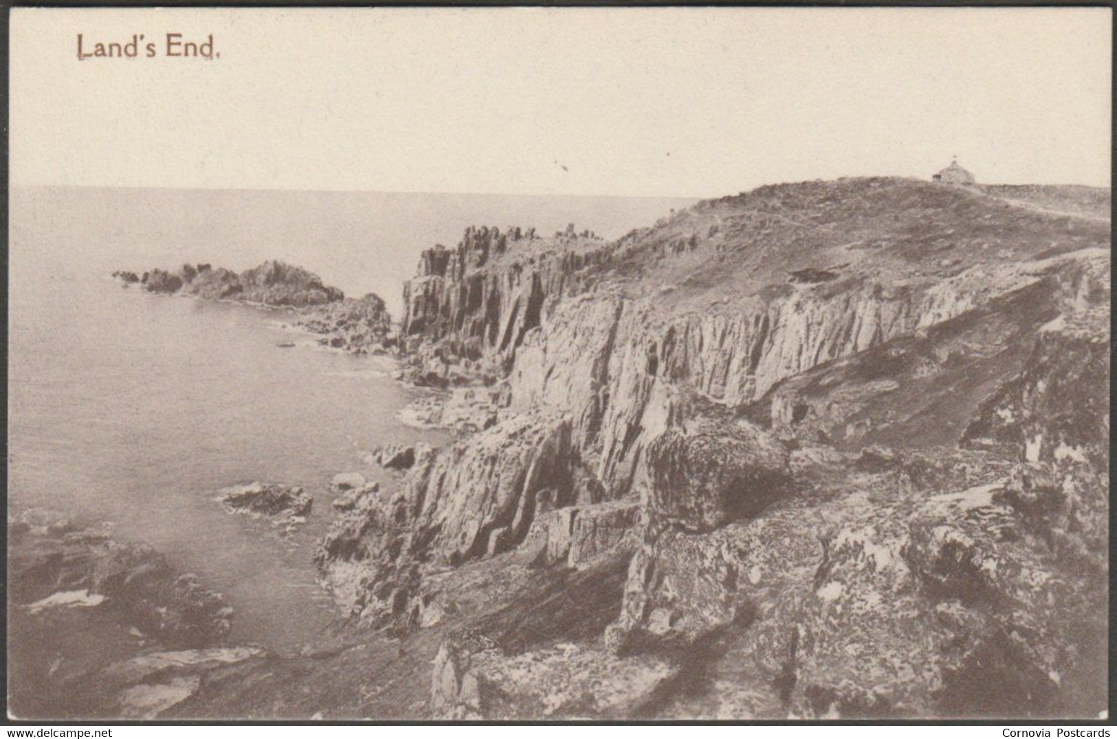 Land's End, Cornwall, C.1905-10 - Harvey Barton Postcard - Land's End