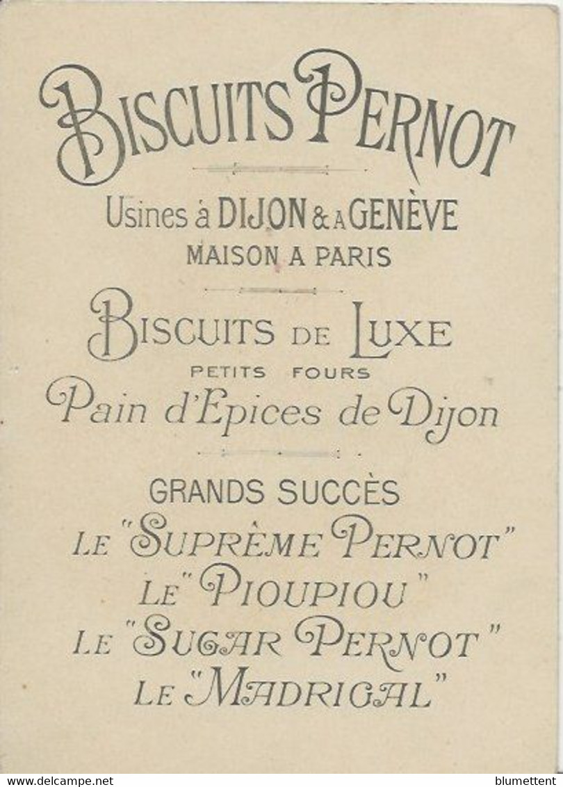 Chromo Biscuits Pernot à Dijon 10.5 X 14.5 - Espagnole - Pernot