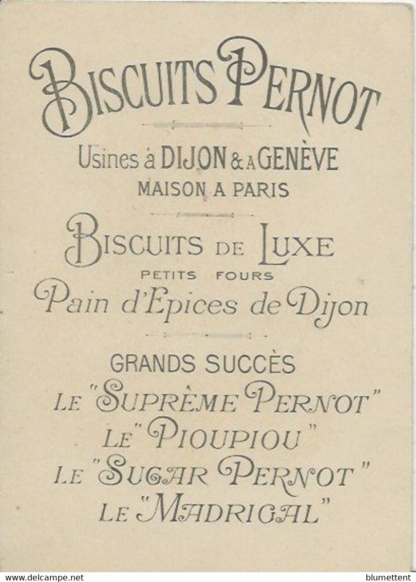 Chromo Biscuits Pernot à Dijon 10.5 X 14.5 - Bretonne - Pernot